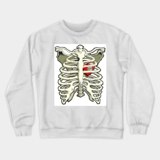 A Clockwork Heart Ribcage Crewneck Sweatshirt